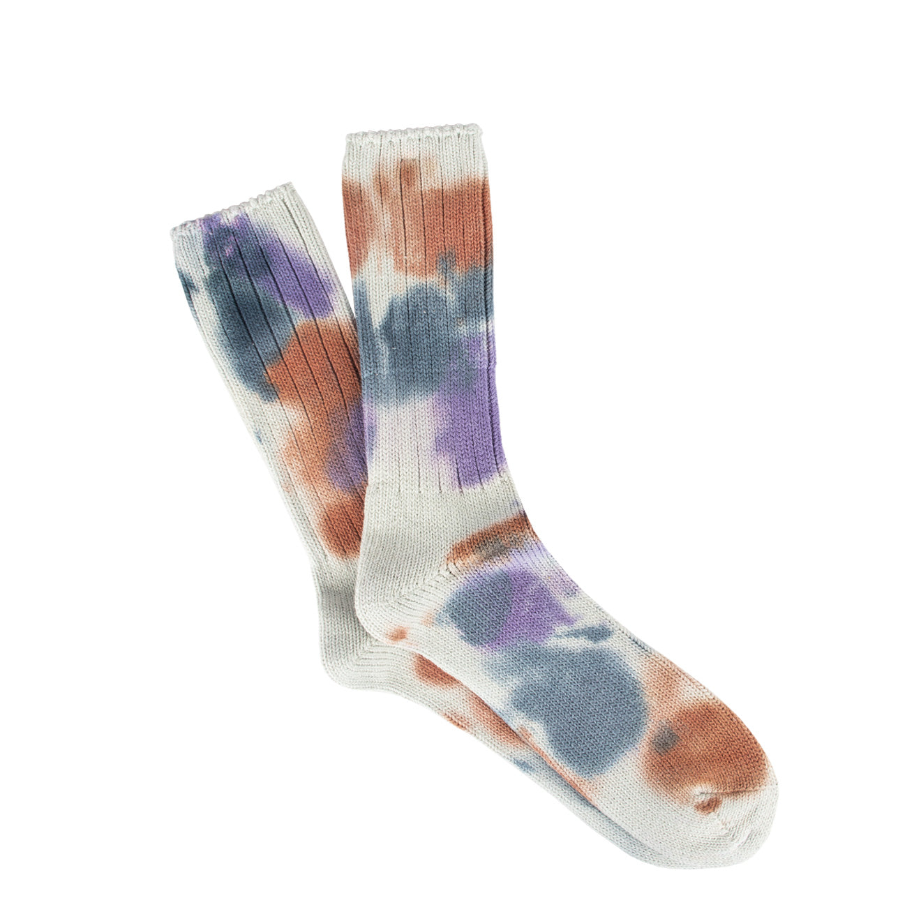 Anonymous Ism Scatter Dye Crew Socks Ink Blue Anonymous Ism