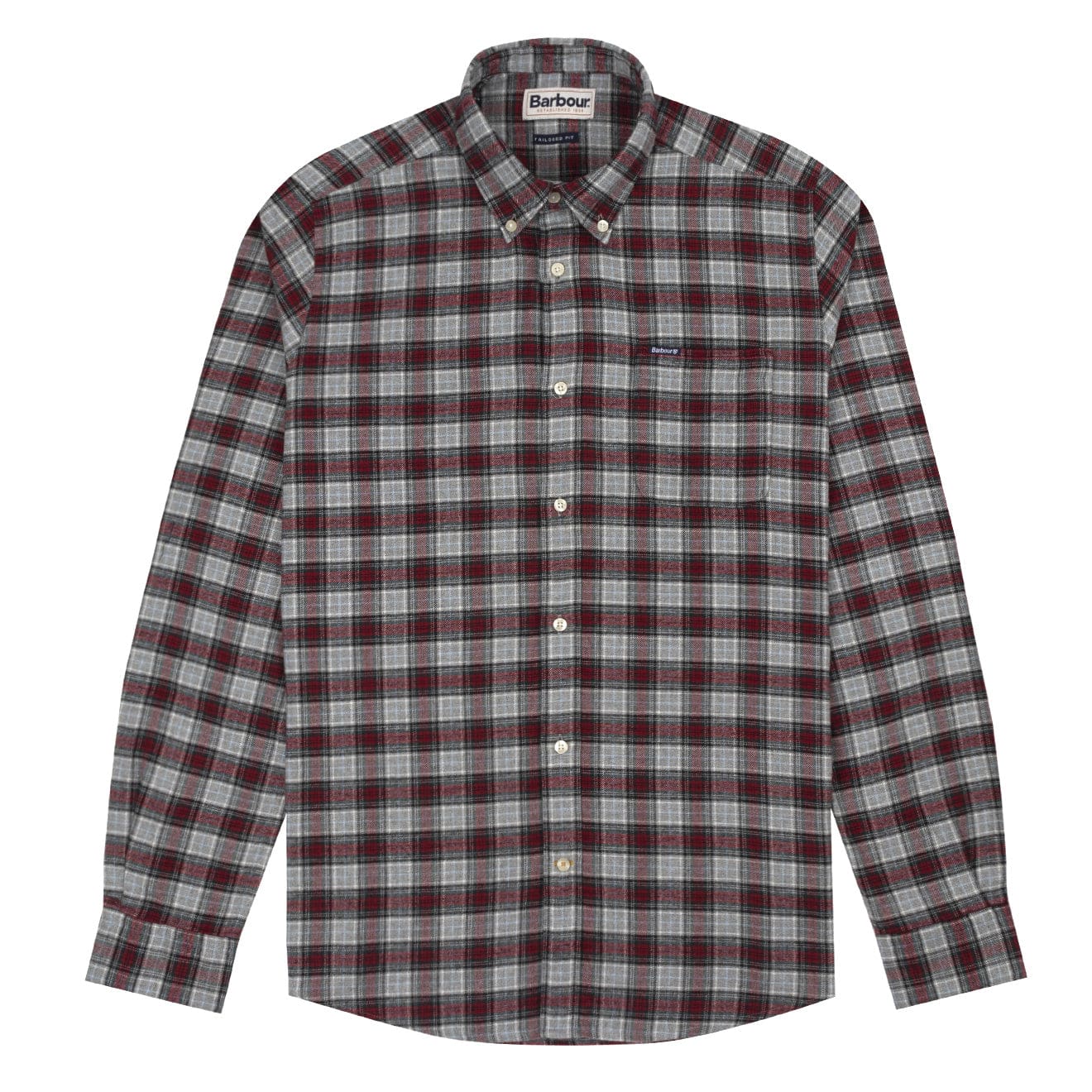 Barbour Alderton Tailored Shirt Grey Marl Barbour