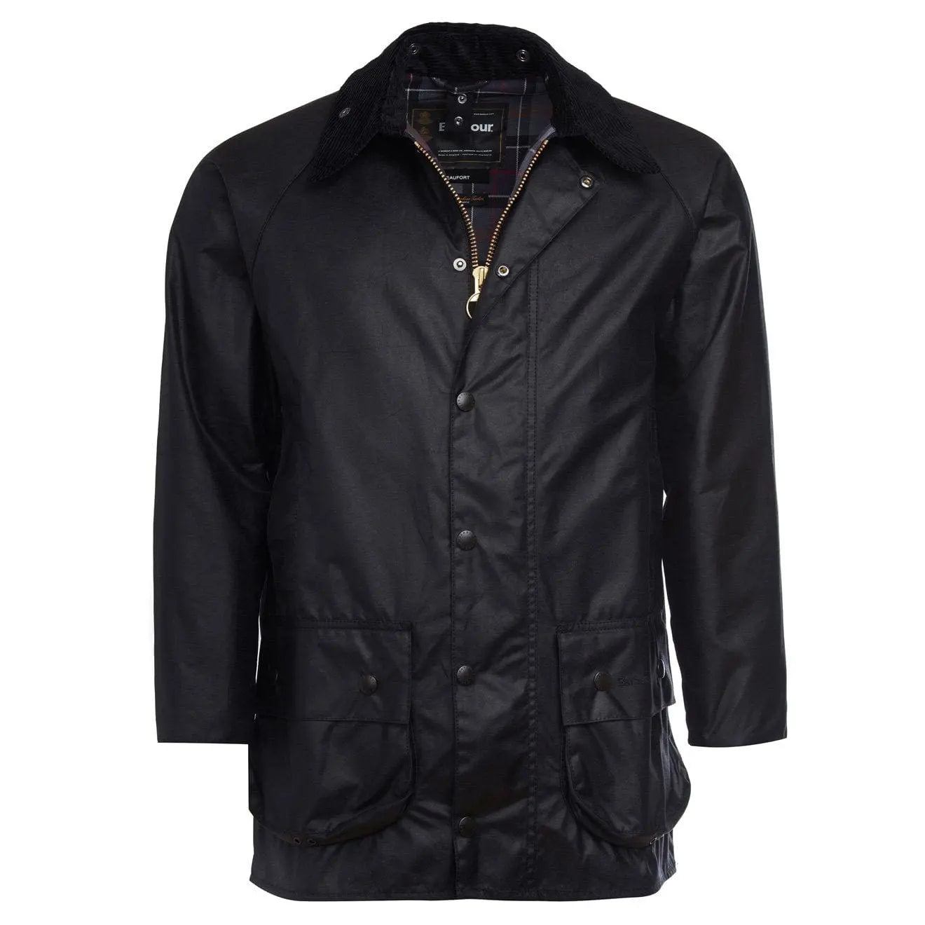 Barbour Beaufort Wax Jacket Black Barbour