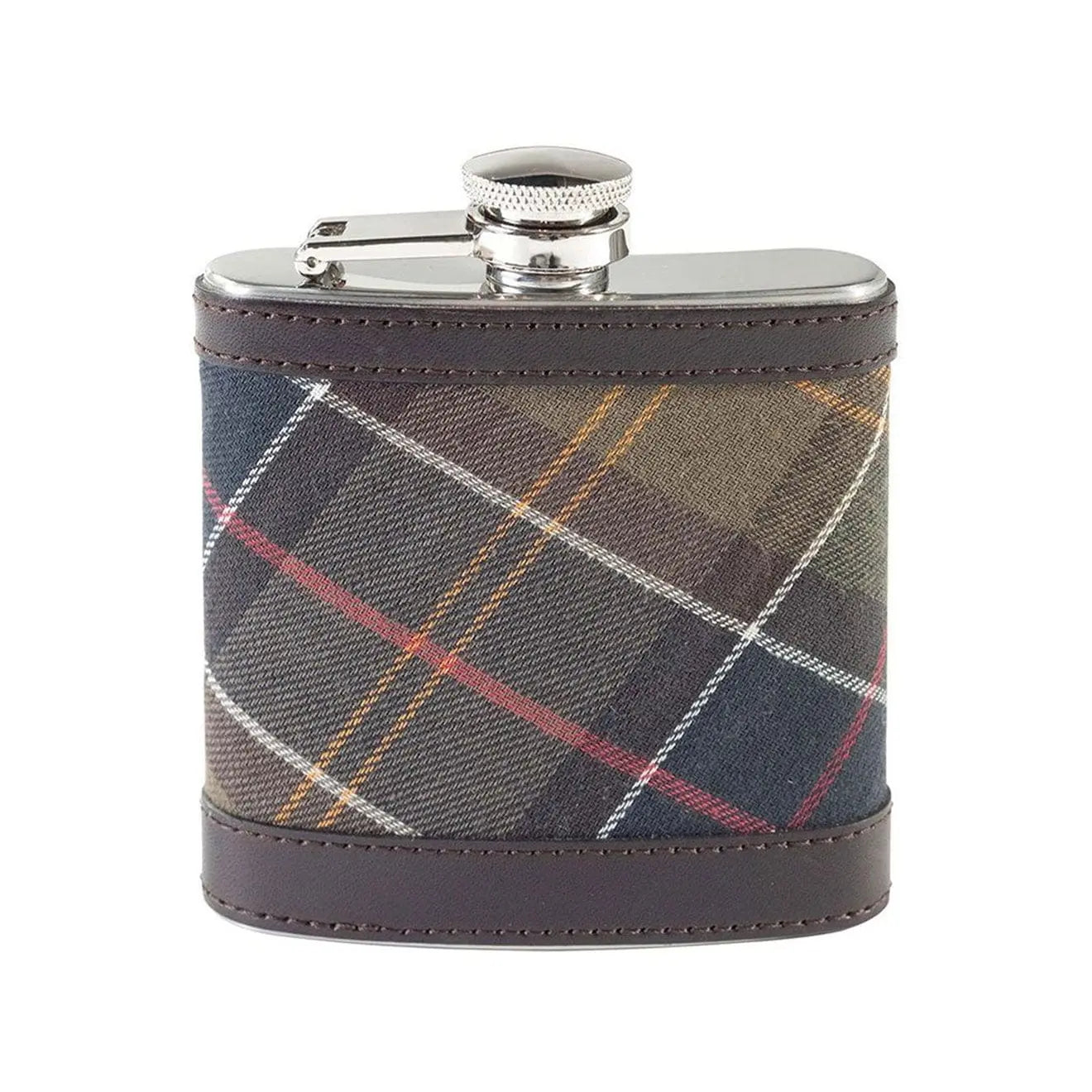 Barbour Hip Flask Dark Brown Barbour