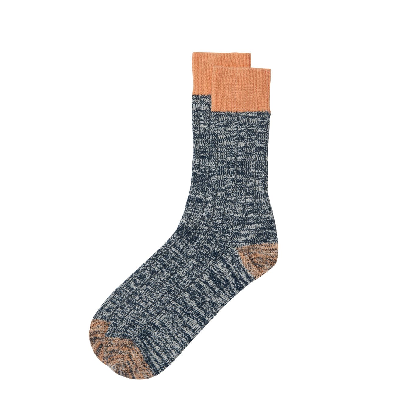 Barbour Twisted Contrast Socks Navy Mix Barbour