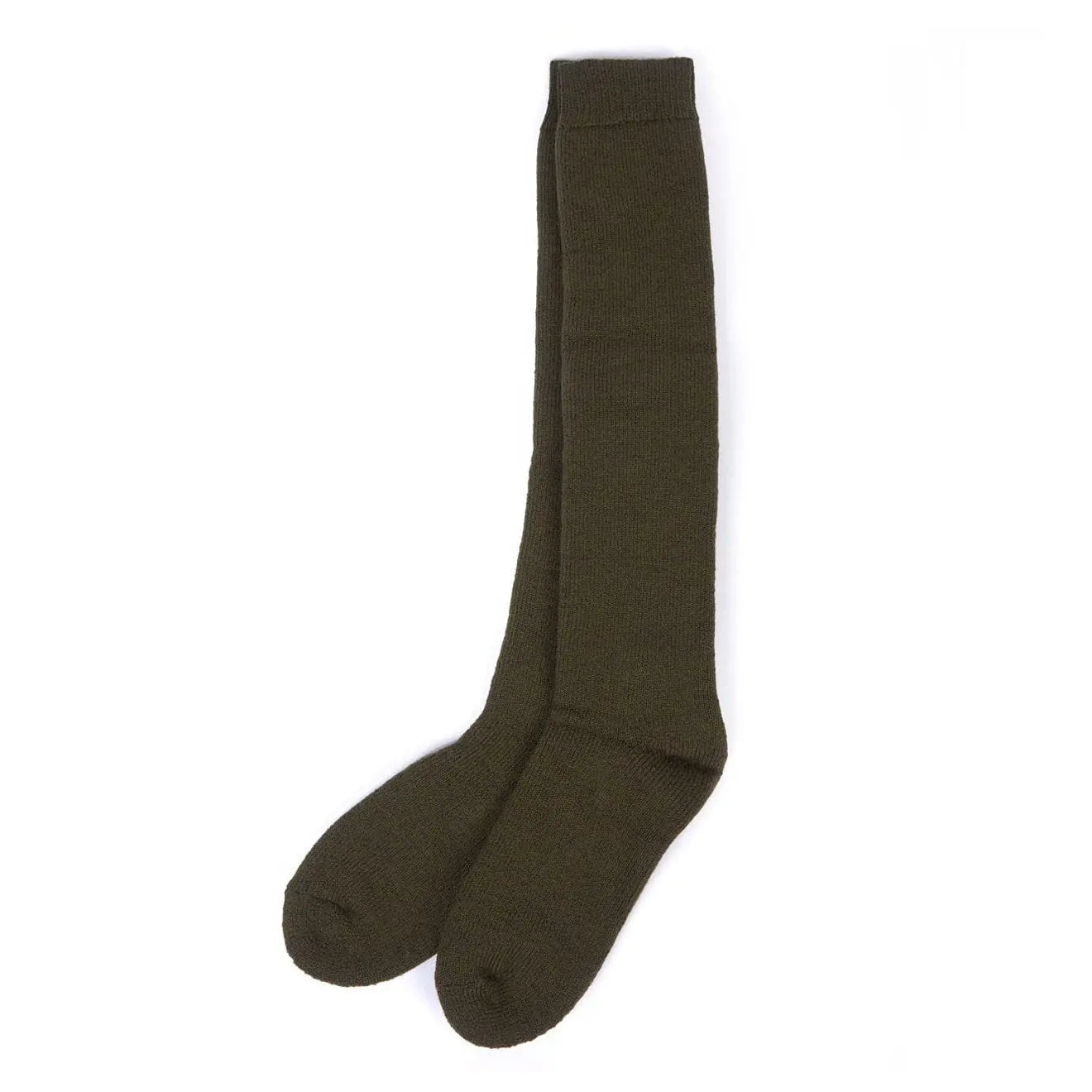 Barbour Wellington Knee Socks Olive Green Barbour