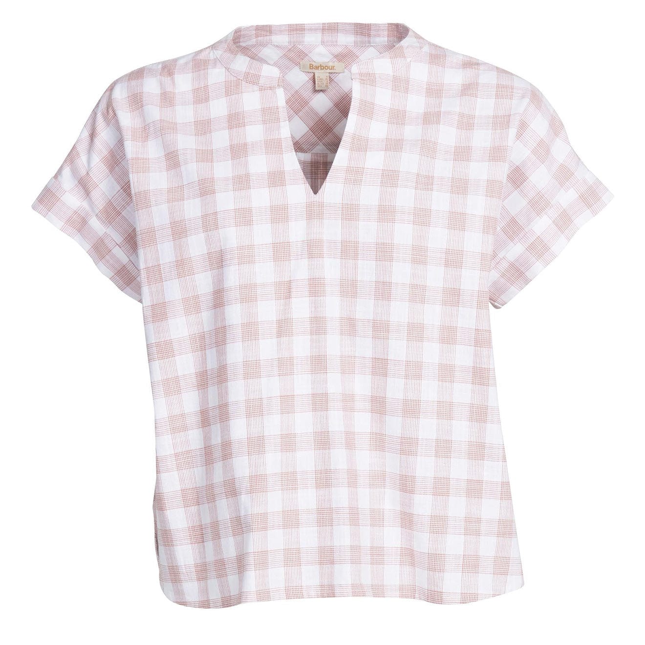 Barbour Womens Stoneleigh Top White Check Barbour