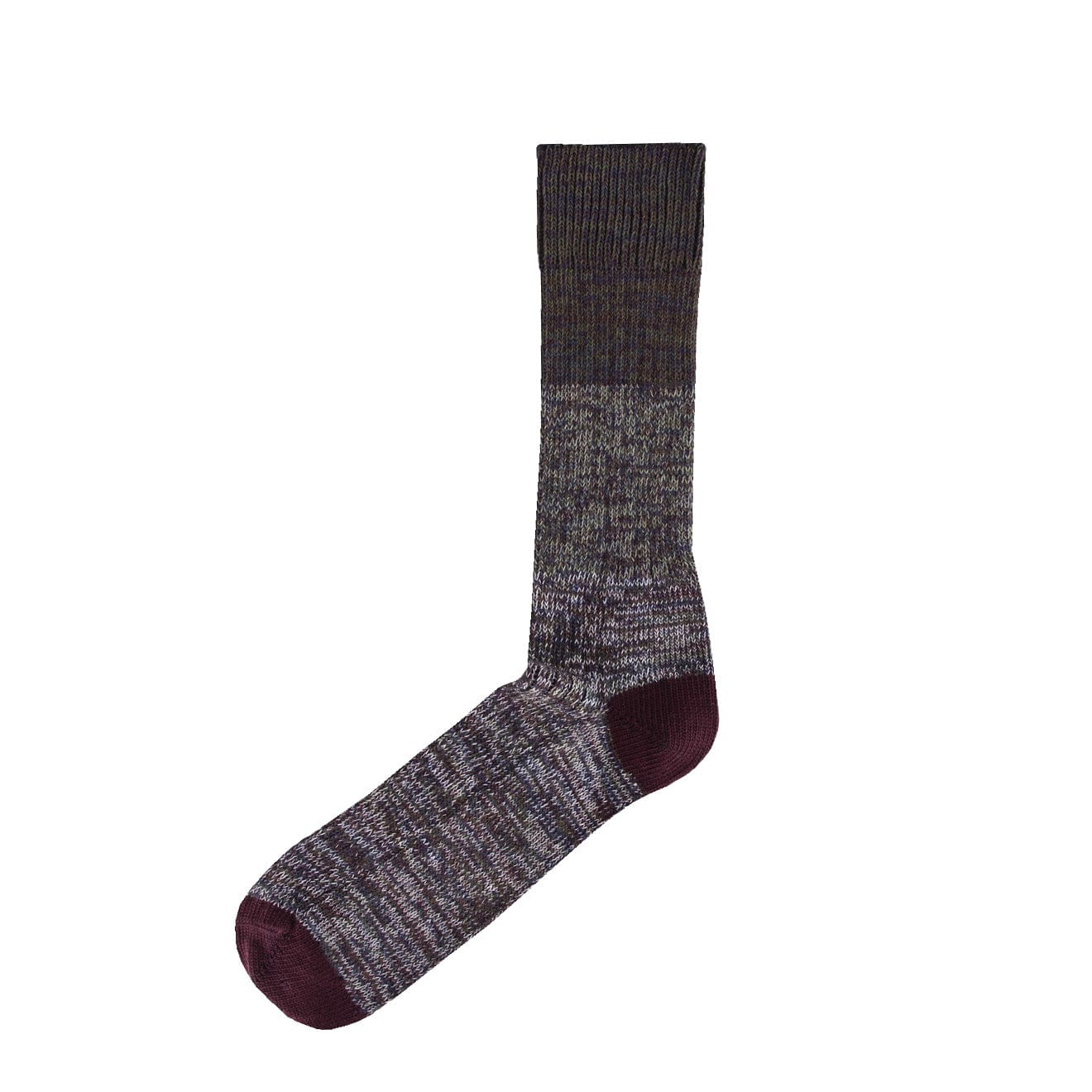 Barbour Glencoe Socks Burgundy Barbour