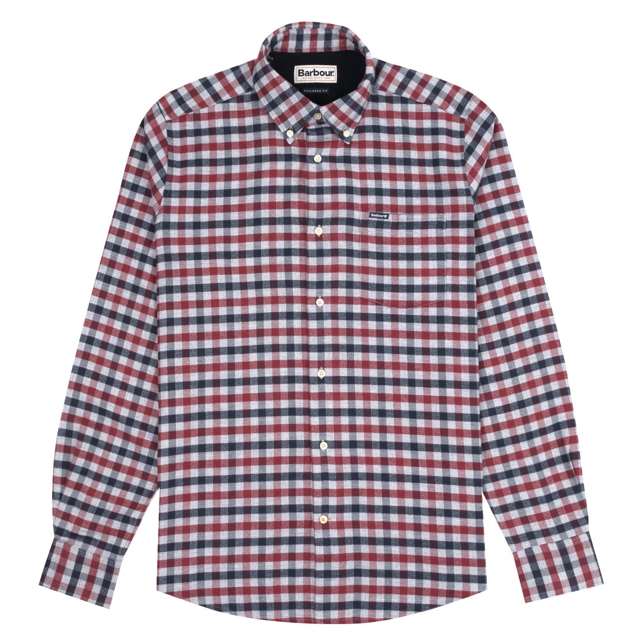 Barbour Roth Tailored Shirt Grey Marl Barbour