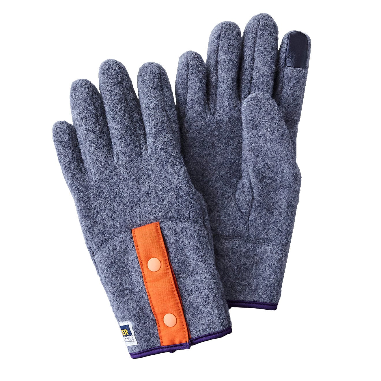 Elmer Gloves Recycled Wool Fleece Glove Charcoal Elmer Gloves