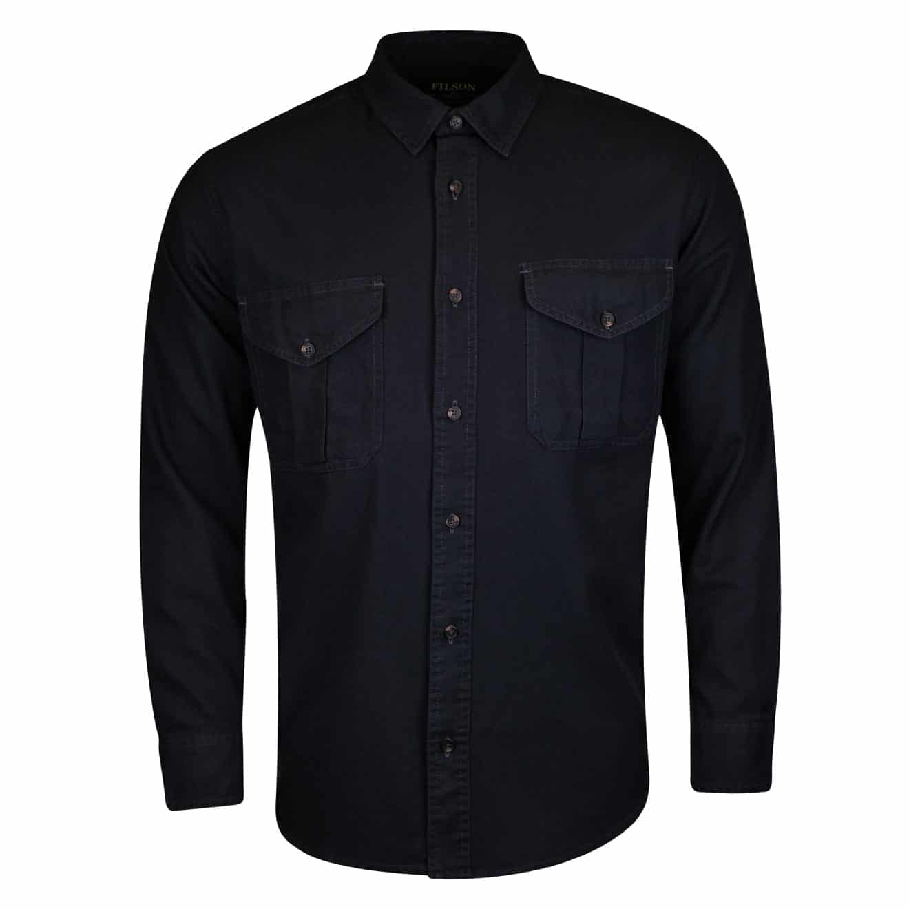 Filson Lightweight Alaskan Guide Shirt Midnight Navy Filson