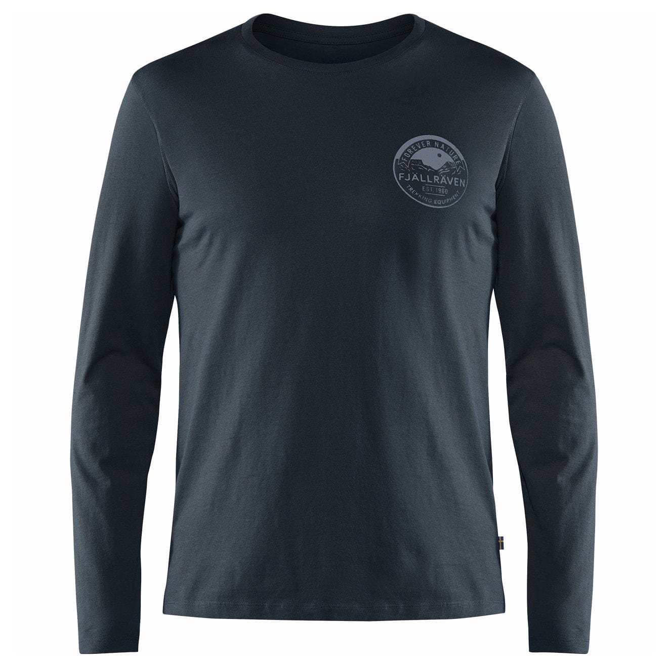 Fjallraven Forever Nature Badge LS T-Shirt Dark Navy Fjallraven