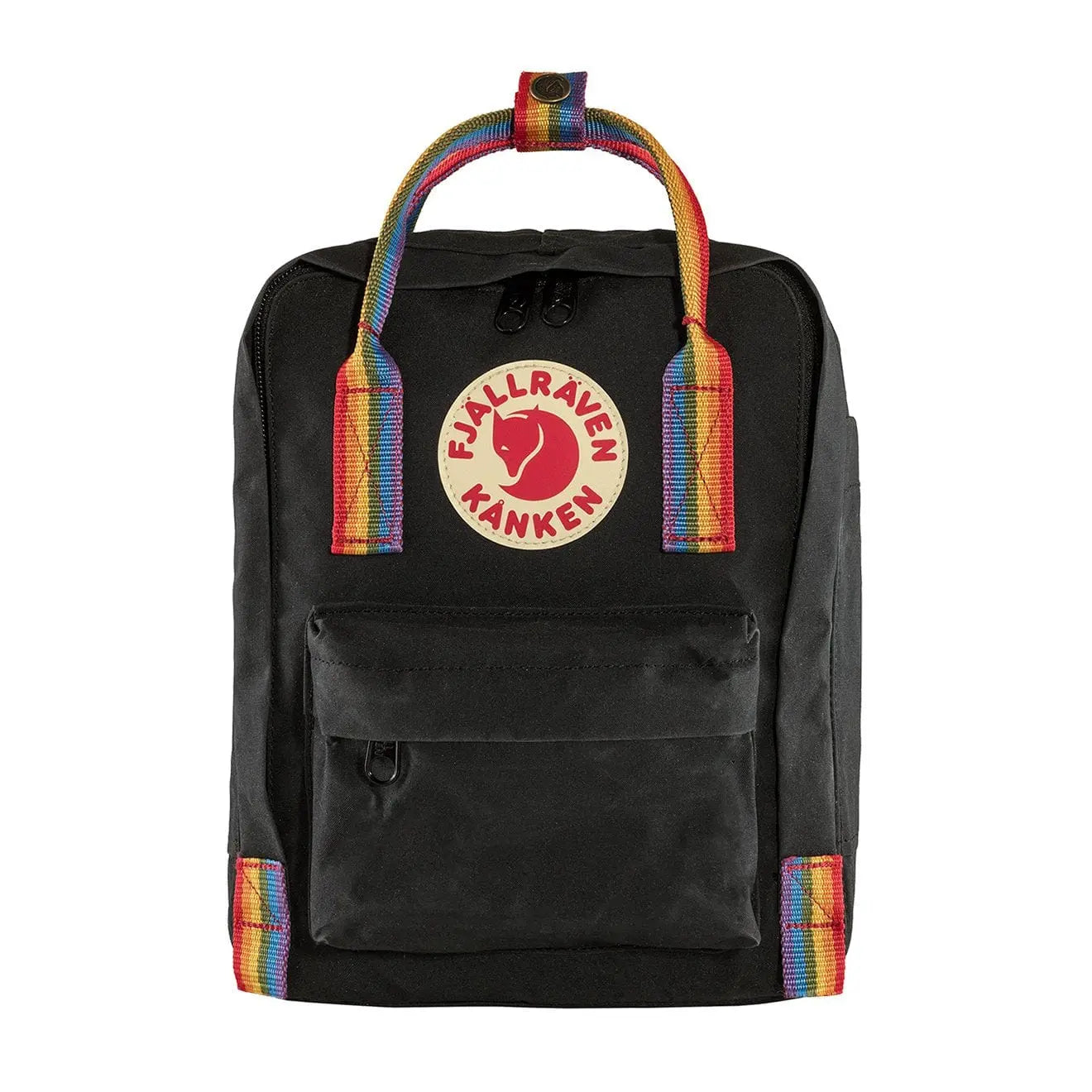 Fjallraven Kanken Rainbow Mini Black Rainbow Pattern Fjallraven Kanken Bags