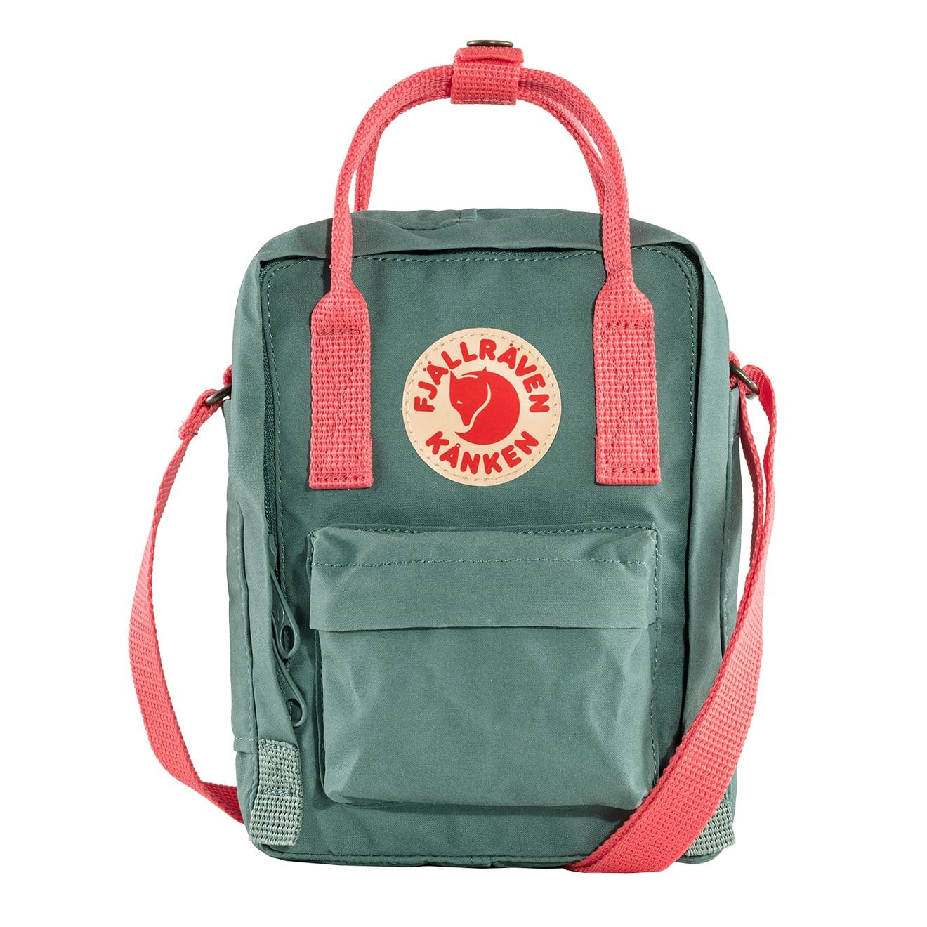 Fjallraven Kanken Sling Cross Body Bag Frost Green / Peach Pink Fjallraven Kanken Bags