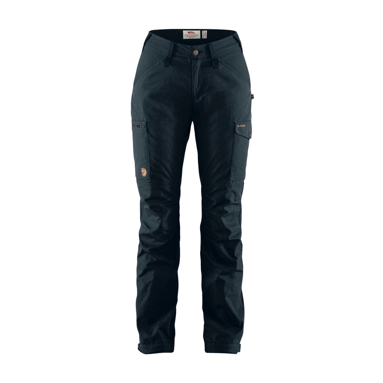 Fjallraven Womens Kaipak Curved Trousers Dark Navy Fjallraven