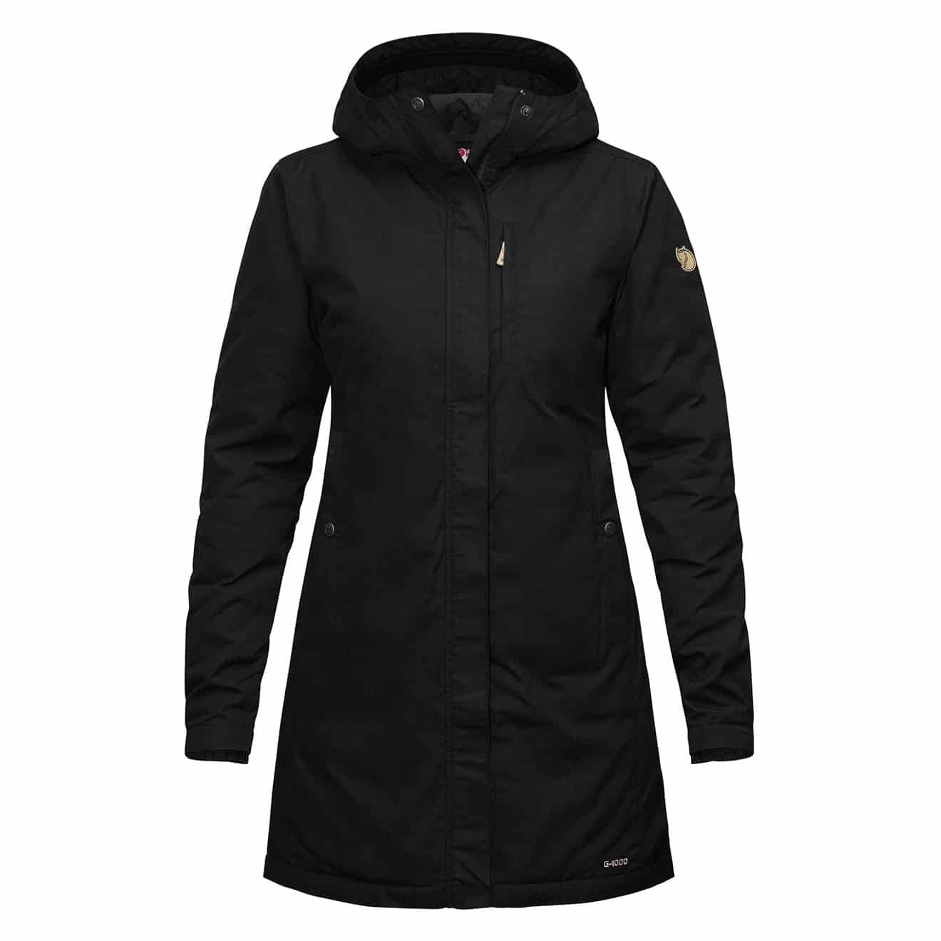 Fjallraven Womens Kiruna Padded Parka Black Fjallraven