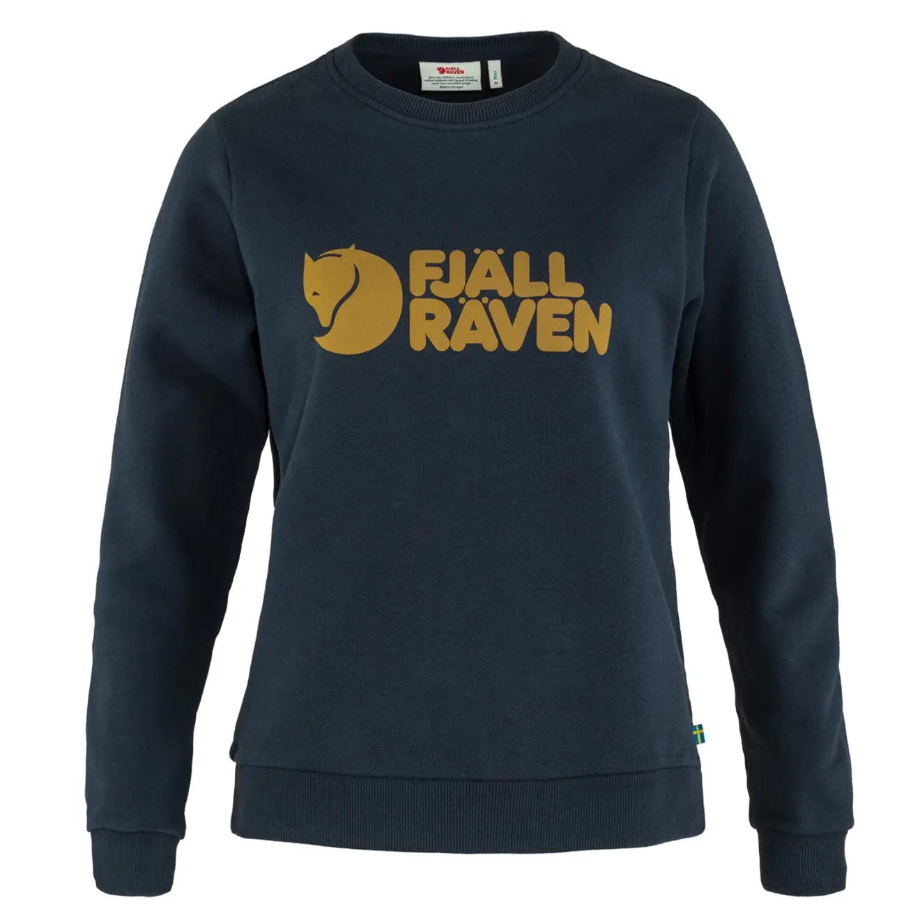 Fjallraven Womens Logo Sweater Dark Navy Fjallraven