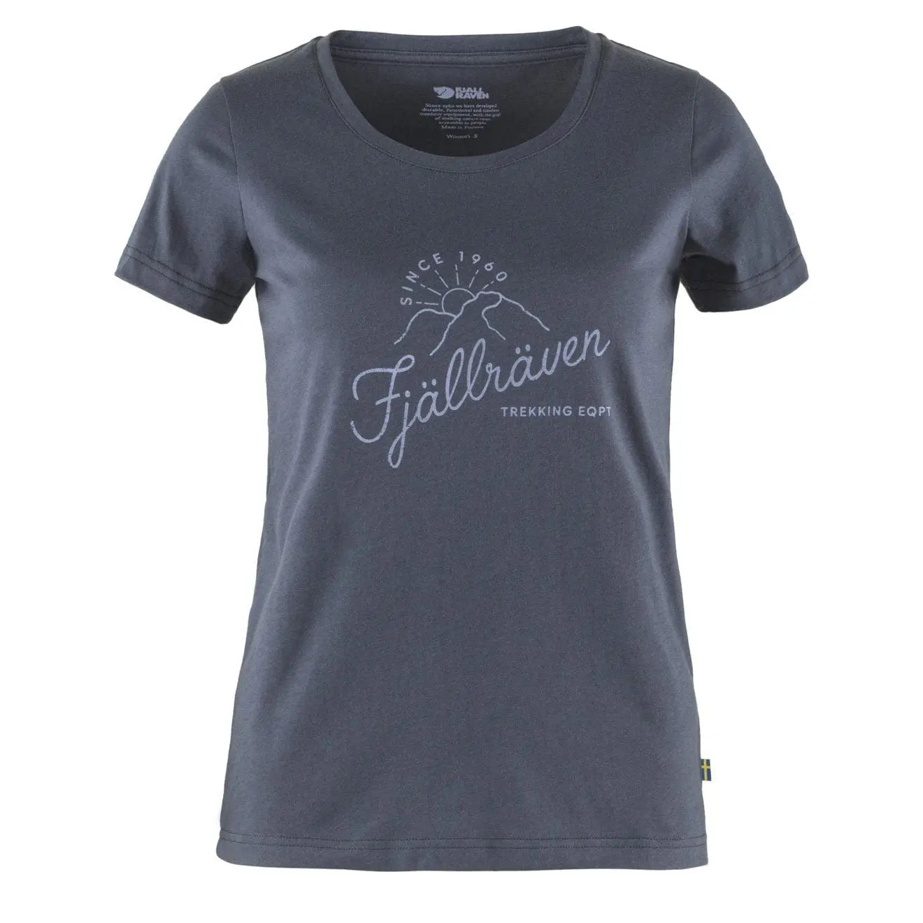 Fjallraven Womens Sunrise T-Shirt Navy - Parasol Store