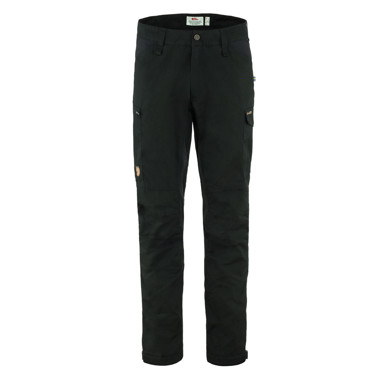 Fjallraven Kaipak Trousers Black Short Leg Fjallraven