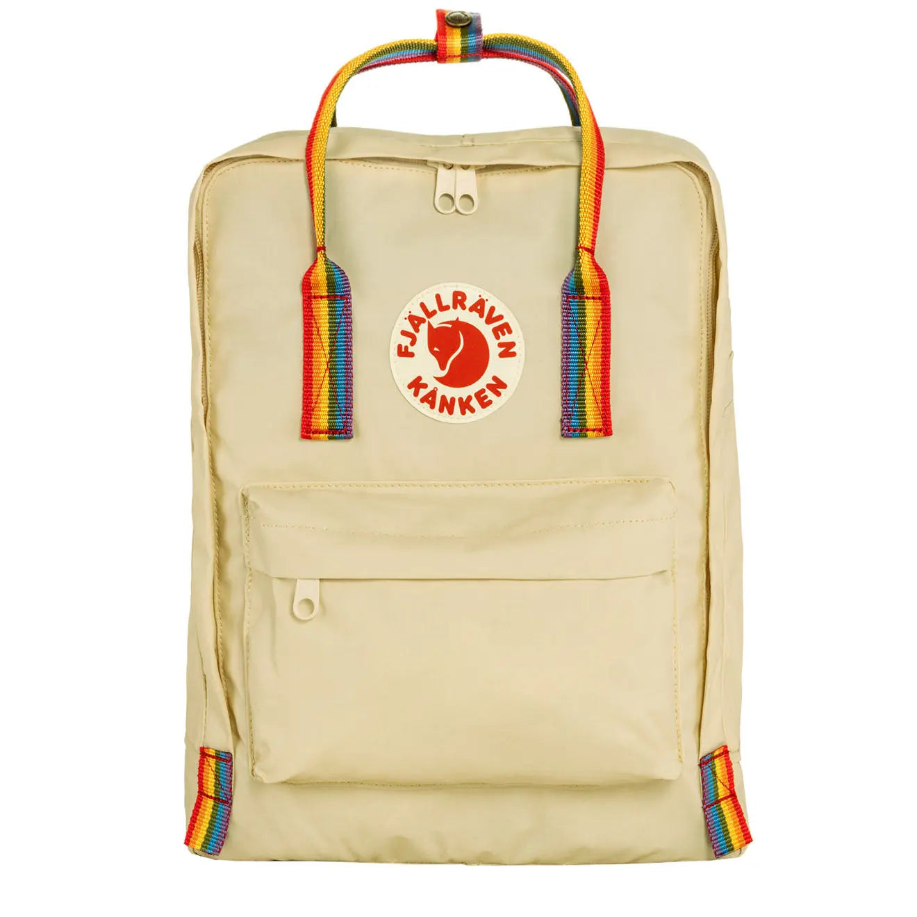 Fjallraven Kanken Rainbow Classic Backpack Light Oak / Rainbow Pattern Fjallraven Kanken Bags