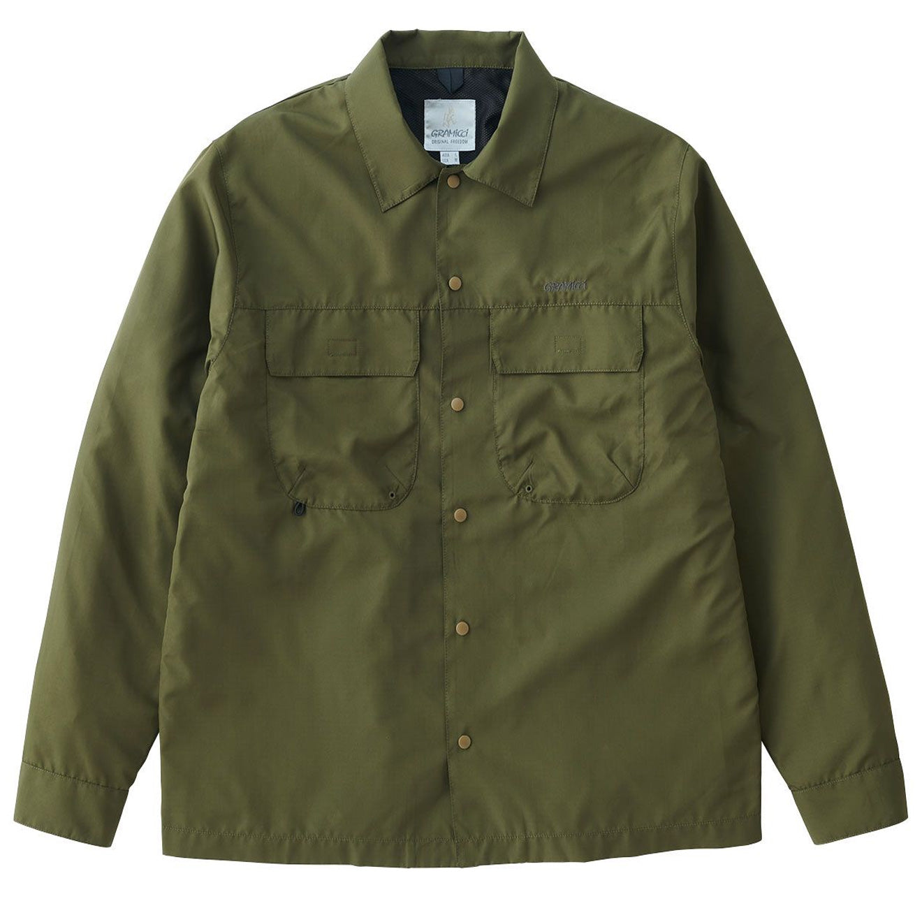 Gramicci Light Ripstop Utility Shirt Olive Drab Gramicci