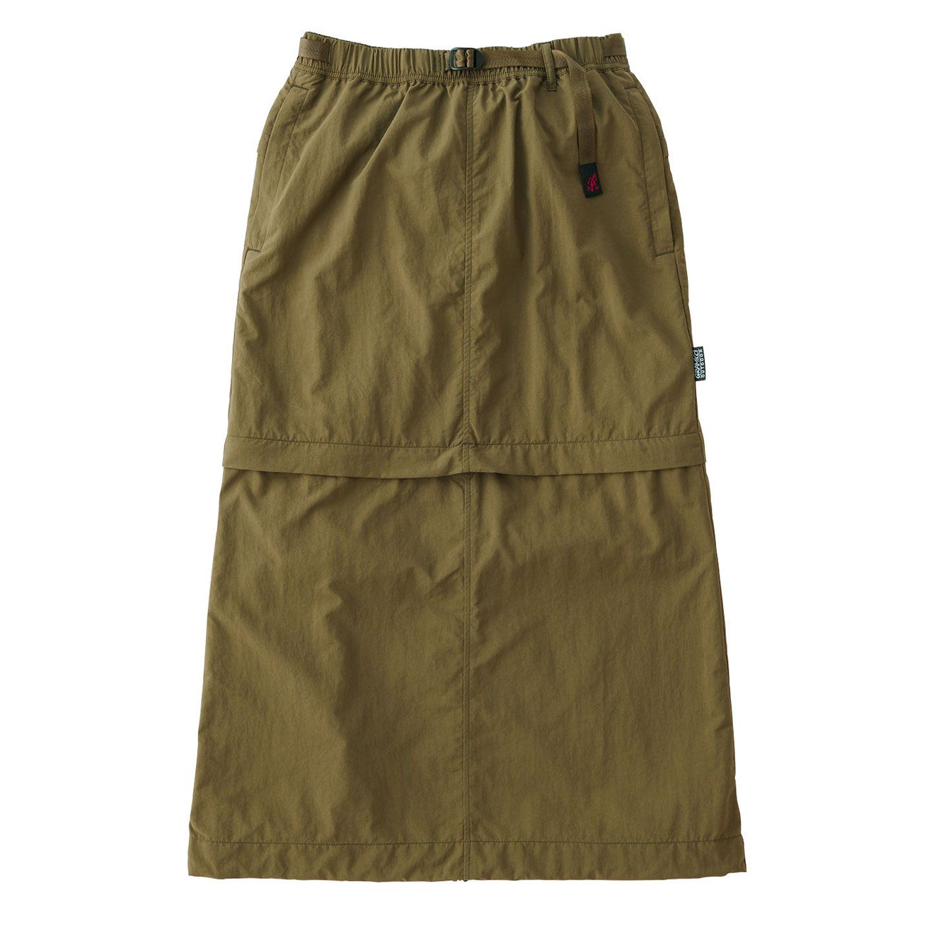 Gramicci Womens Convertible Micro Ripstop Skirt Army Green Gramicci