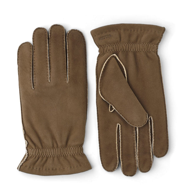 Hestra Njord Gloves - Navy / Natural Brown