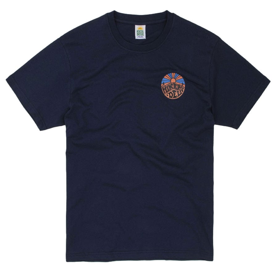 Hikerdelic Original Logo Short Sleeve T-Shirt Navy Hikerdelic