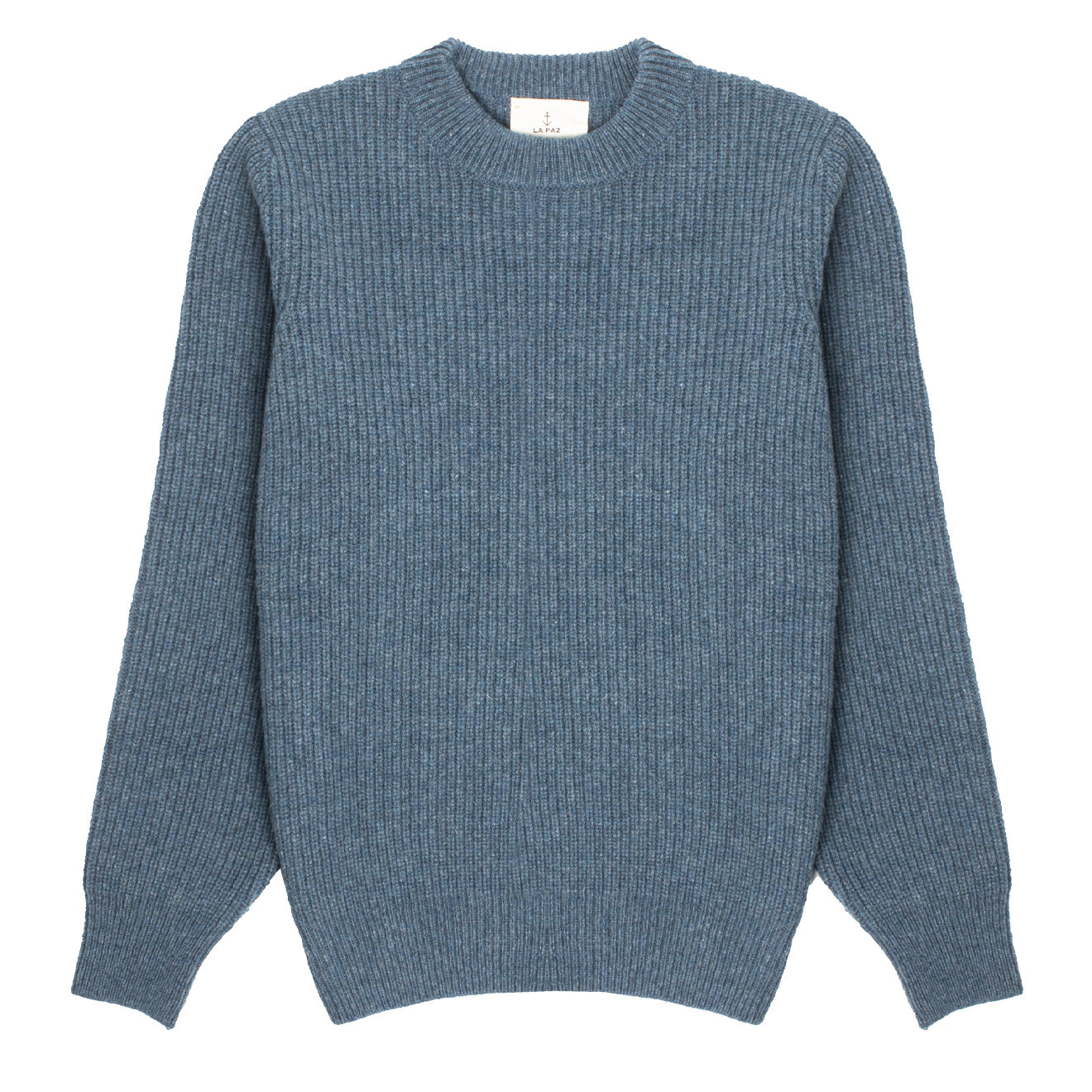 La Paz Teixeira Crew Neck Knit Stone Blue | Parasol Store