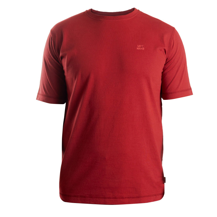 Left Hand Core Tee Burgundy Left Hand