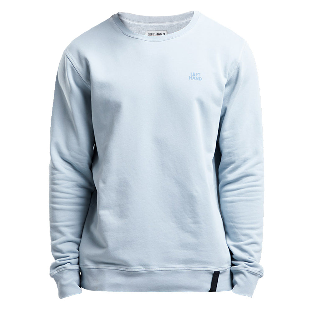 Left Hand Crew Sweatshirt Light Blue Left Hand