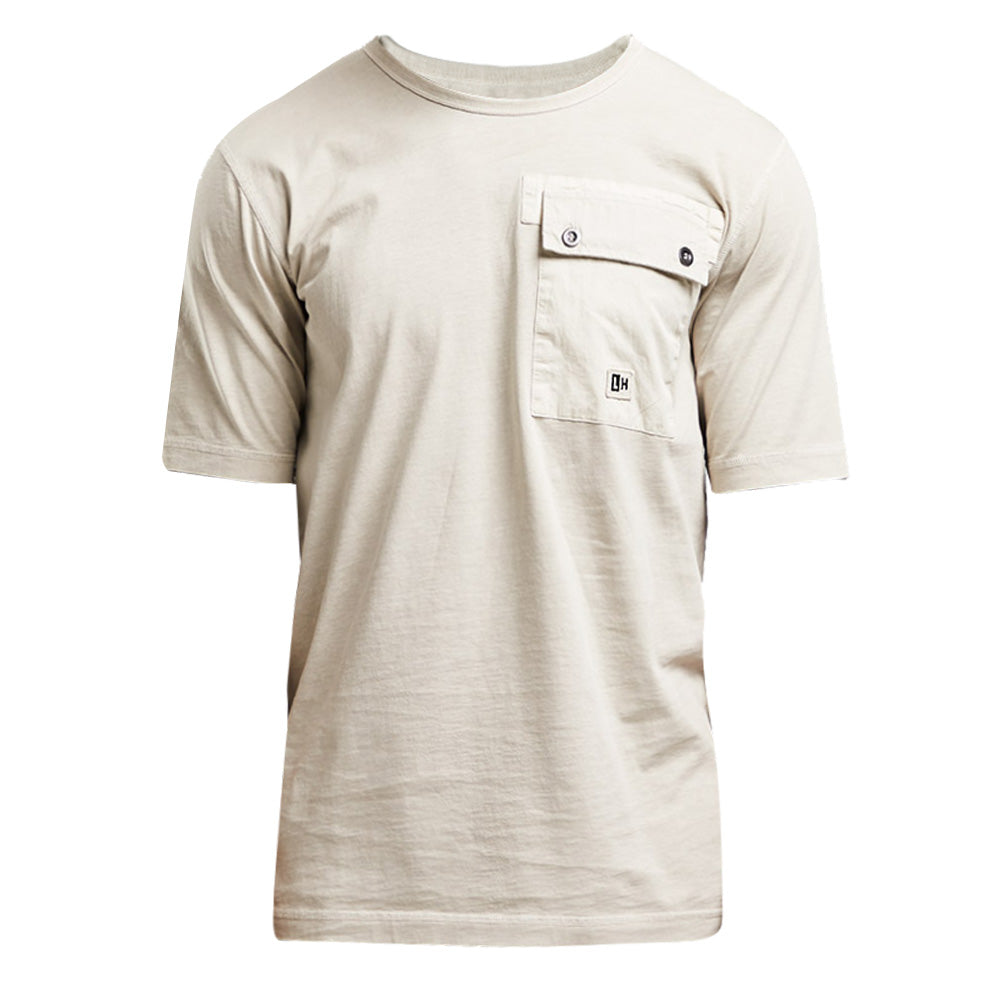 Left Hand Patch Pocket Tee Khaki Left Hand