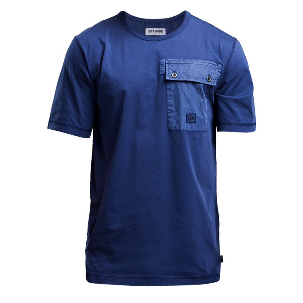 Left Hand Patch Pocket Tee Navy Left Hand