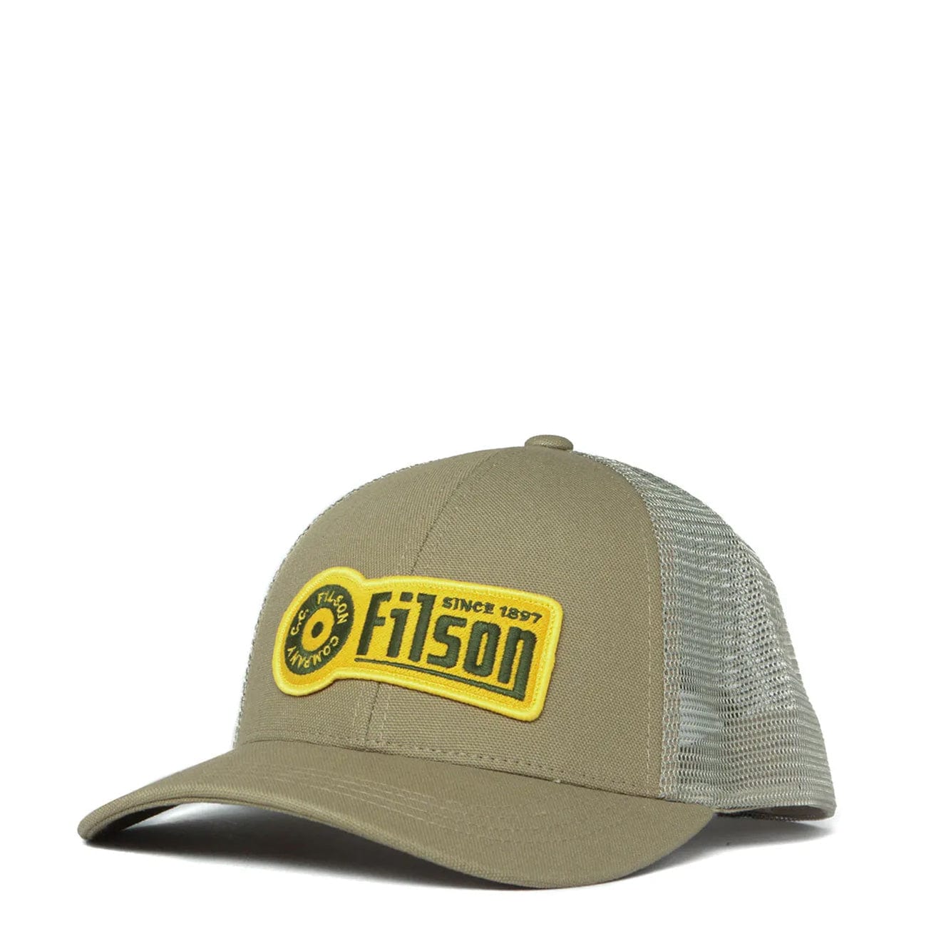 Filson Mesh Snap-Back Logger Cap Khaki Filson