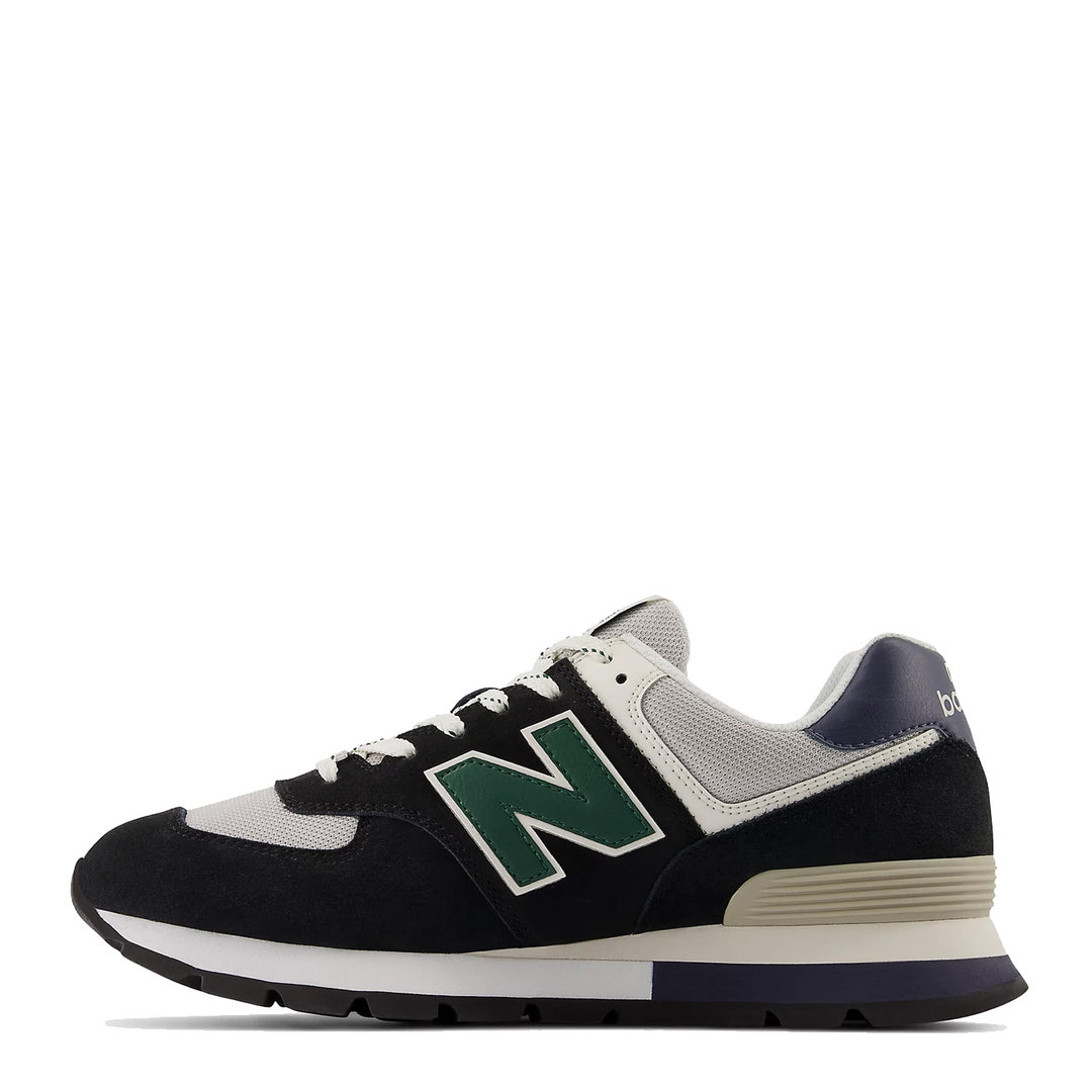 New Balance 574 Rugged Trainers Black Green Parasol Store