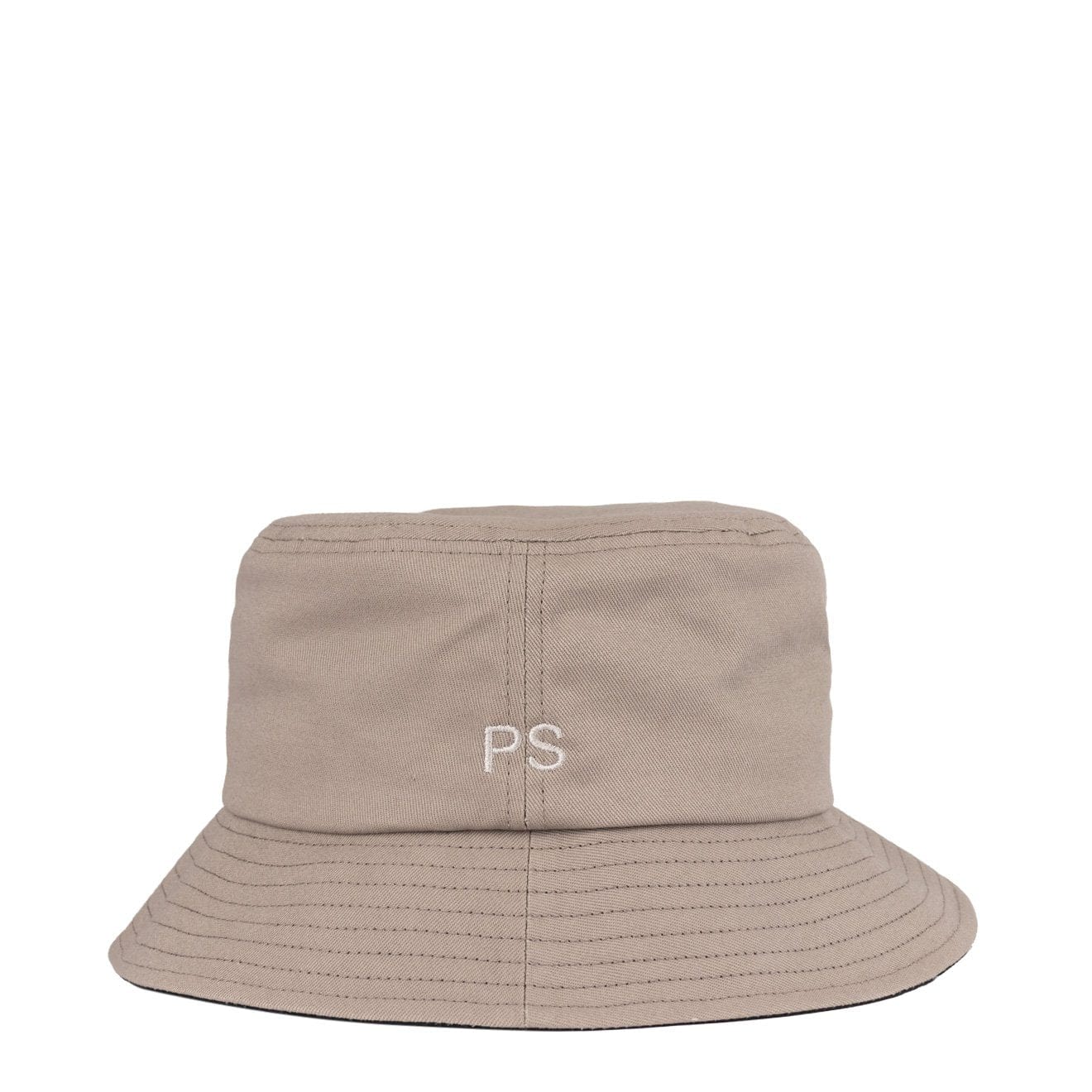 Paul Smith Bucket Hat Embroidered PS Logo Grey Paul Smith