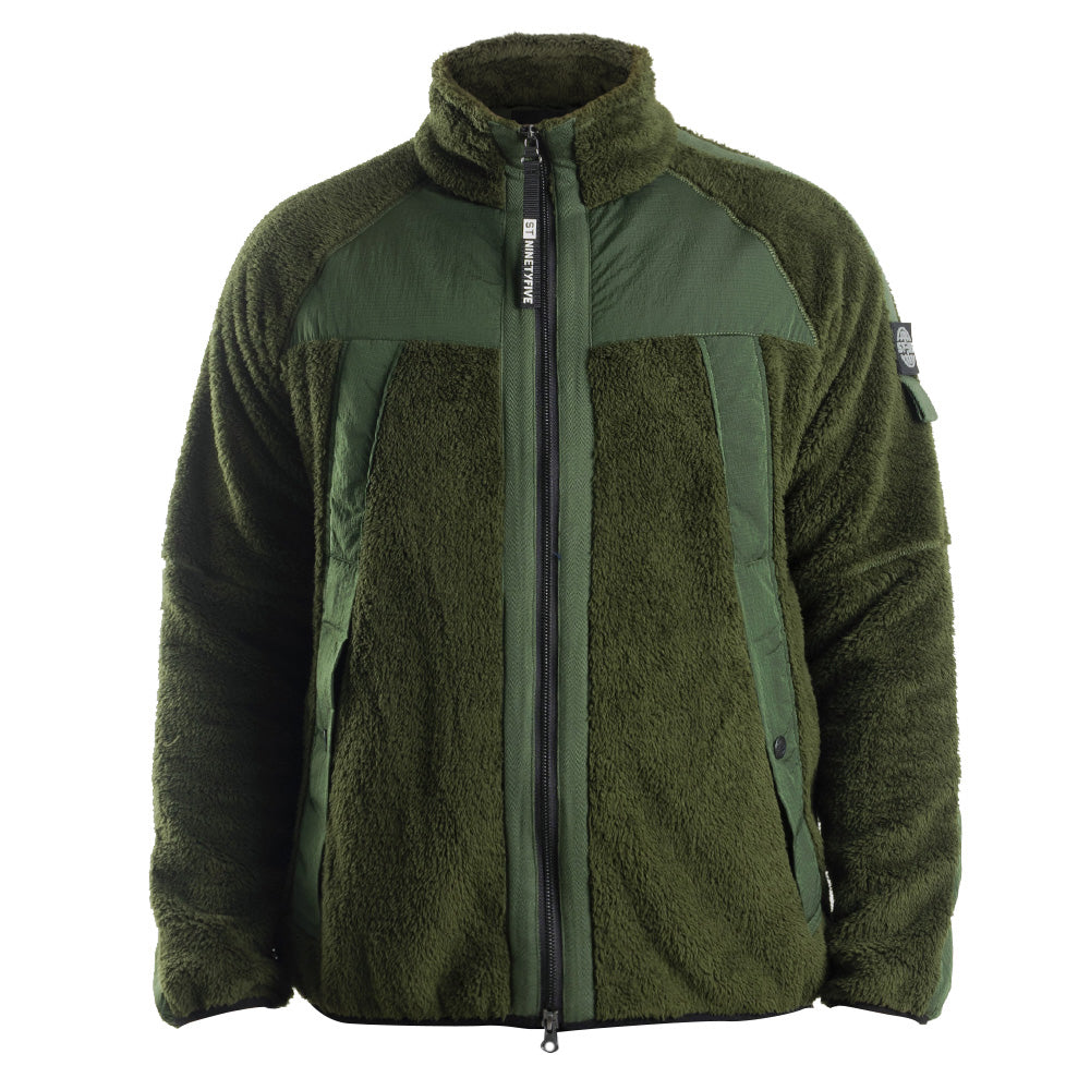 ST95 Zip Fleece Dark Green ST95