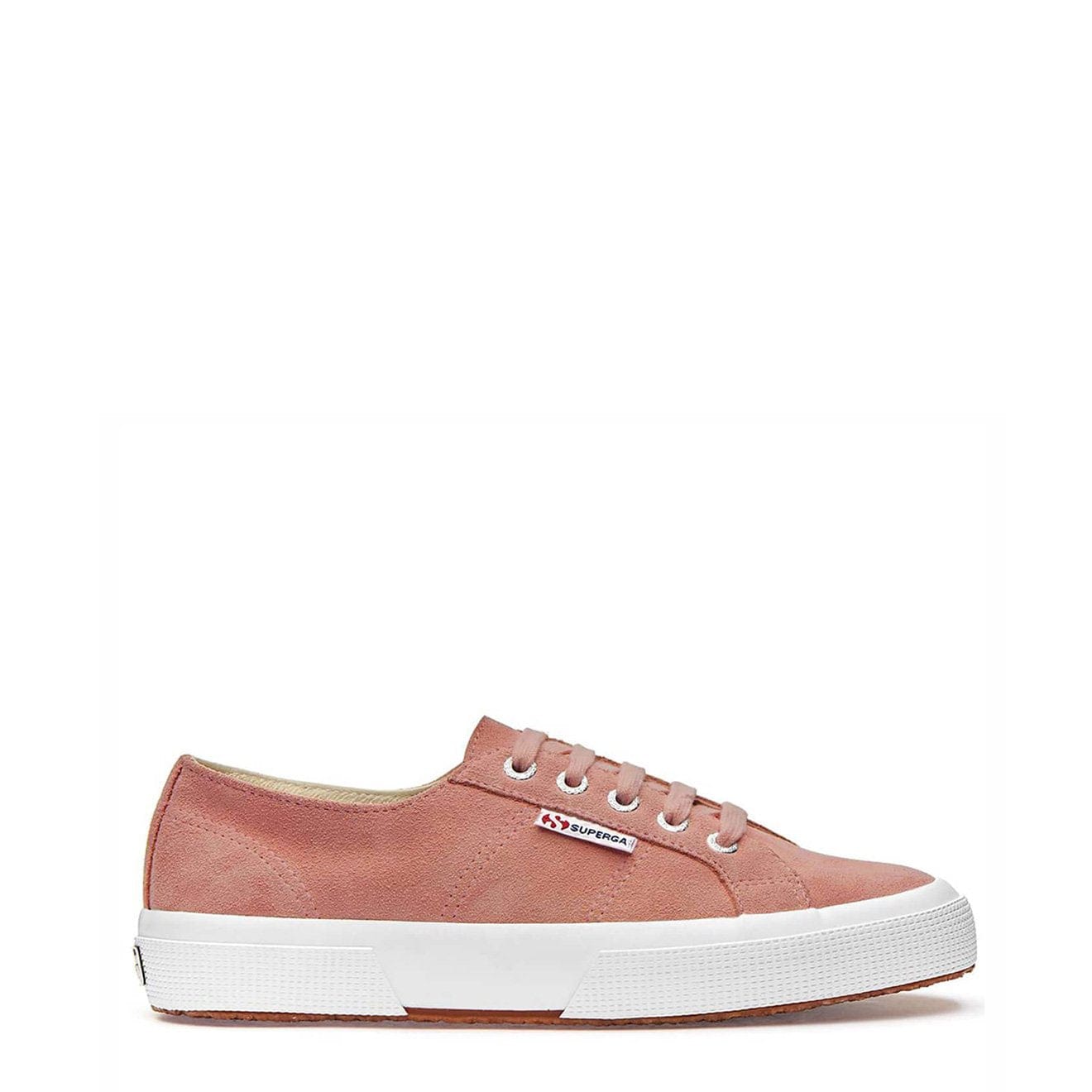 Superga Womens 2730 Suede Trainer Pink Peach Superga