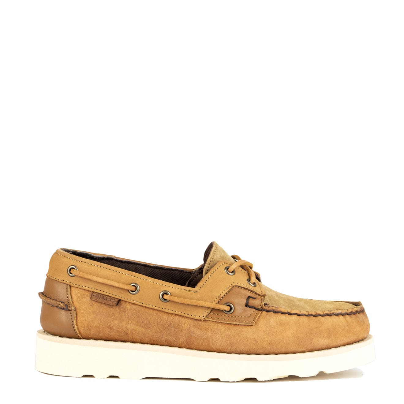 Sebago x Engineered Garments Rossisland Mix Eva Brown Tan Sebago x Engineered Garments