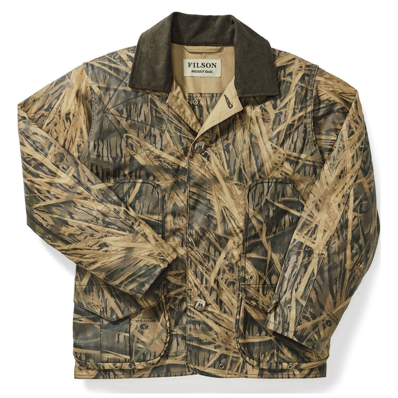 Filson Shelter Waterfowl Upland Coat Shadow Grass Filson