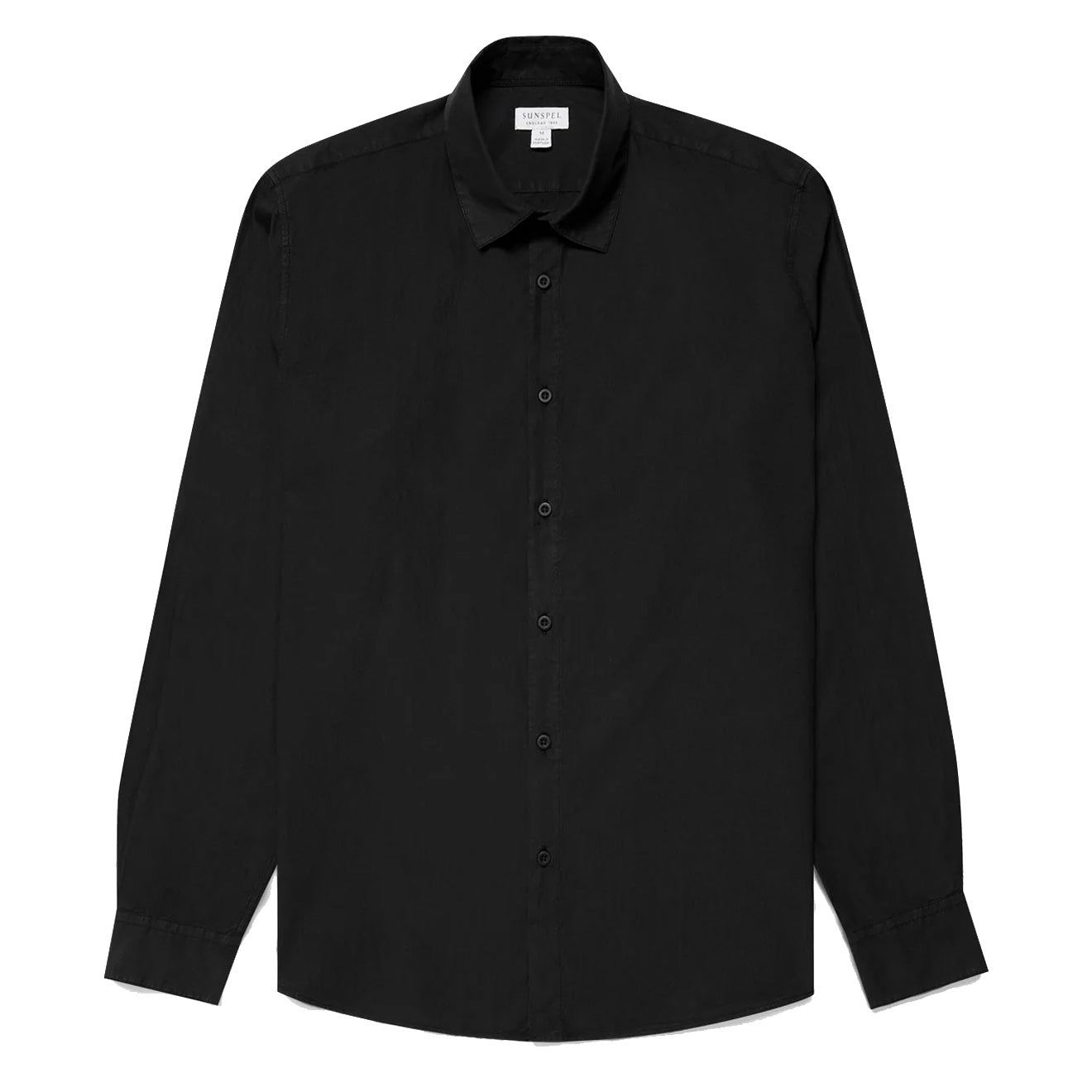 Sunspel L/S Shirt Black Sunspel