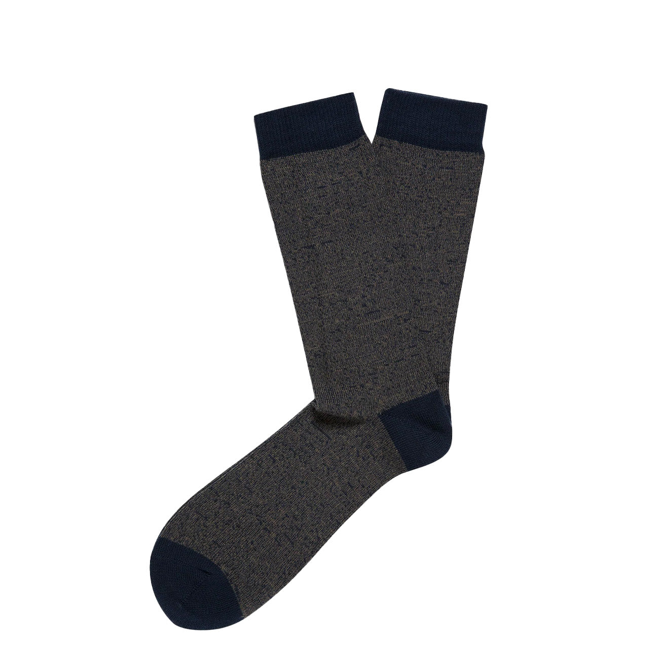 Sunspel Organic Cotton Socks Navy / Caper Twist Sunspel