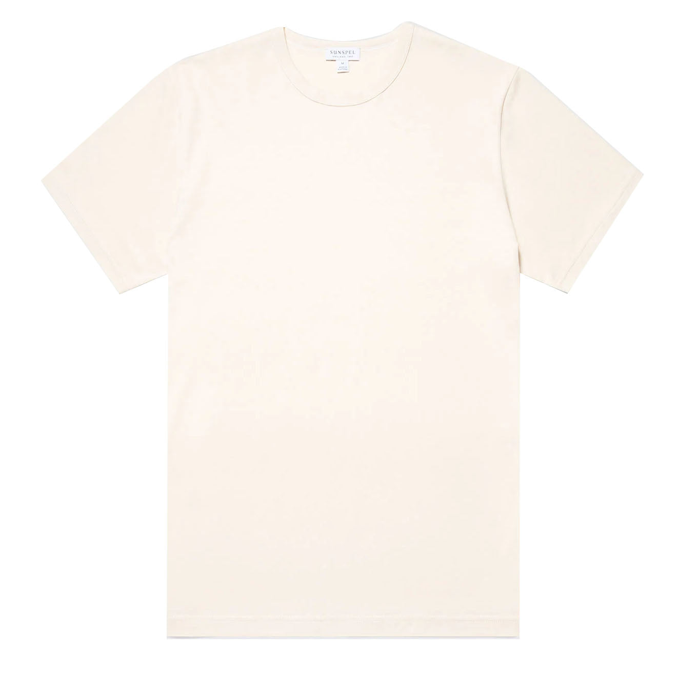 Sunspel S/S Crew Neck T-Shirt Undyed Sunspel