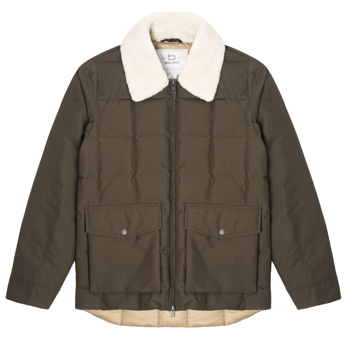 Woolrich Duster Blizzard Jacket Dark Green Woolrich